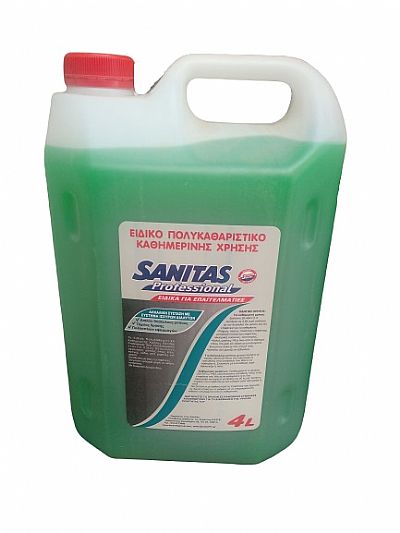 ΕΙΔΙΚΟ ΠΟΛΥΚΑΘΑΡΙΣΤΙΚΟ ΓΕΝΙΚΗΣ ΧΡΗΣΗΣ SANITAS 4 ΛΙΤΡΑ
