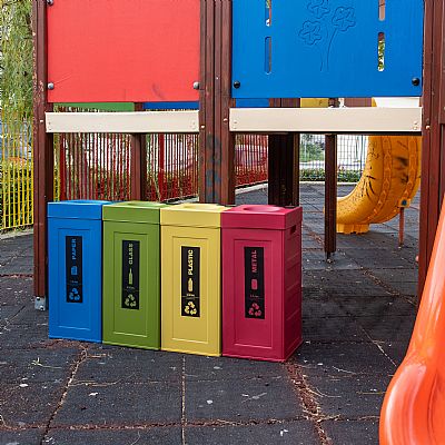 ΚΑΔΟΣ ΑΝΑΚΥΚΛΩΣΗΣ/ ΑΠΟΡΡΙΜΑΤΩΝ CUBO RECYCLING 70 ΛΙΤΡΩΝ ΚΟΚΚΙΝΟ
