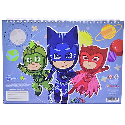 ΜΠΛΟΚ ΖΩΓΡΑΦΙΚΗΣ PJMASKS ΜΕΓΕΘΟΣ Α4 30 ΦΥΛΛΑ