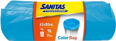 ΣΑΚΟΙ ΑΠΟΡΡΙΜΜΑΤΩΝ ΜΠΛΕ SANITAS PROFESSIONAL 65X80 ΕΚ. 90LT 25 ΤΕΜΑΧΙΑ