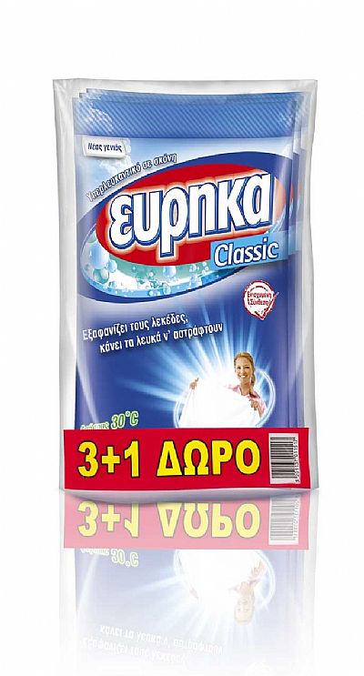 ΛΕΥΚΑΝΤΙΚΟ ΕΥΡΗΚΑ 60 ΓΡΜ. ΠΑΚΕΤΟ 3+1 ΔΩΡΟ